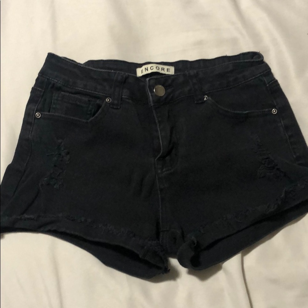 Black shorts